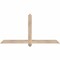 Ekena Millwork Eugene Smooth Timber Gable Bracket, Douglas Fir, 60"W x 30"H x 3 1/2"D x 3 1/2"F, 12/12 Pitch GBW060X30X0404EUG00SDF - alternate 1